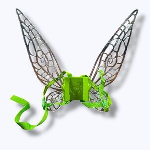RARE Disney Tinkerbell 14" Light Up Fairy Glow Wings Costume Tested & Working